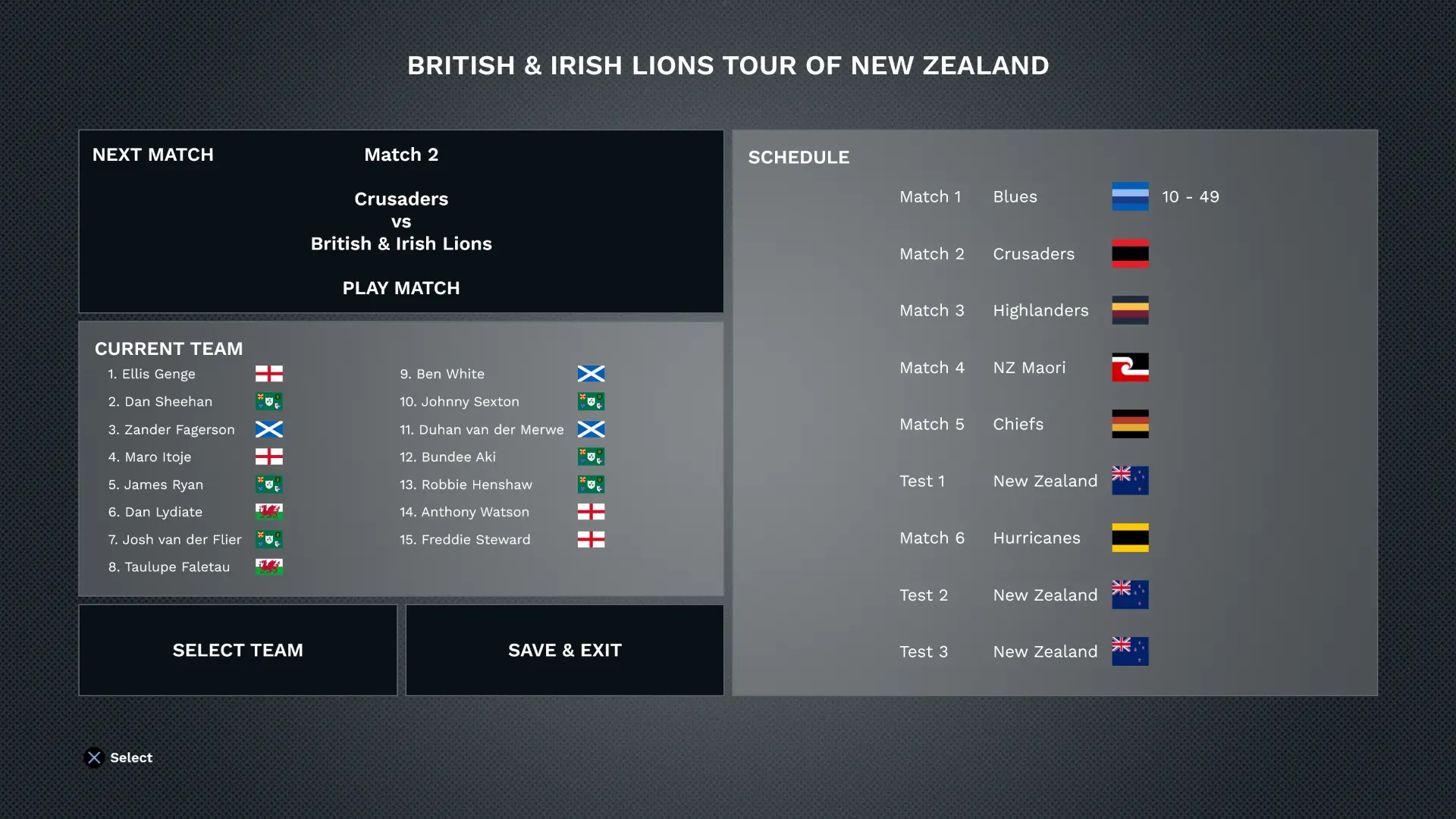 British & Irish Lions Tour of New Zealand